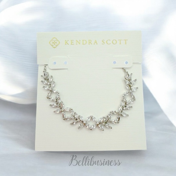 Kendra Scott Rosalie Silver Tennis Bracelet in White CZ - Picture 7 of 7